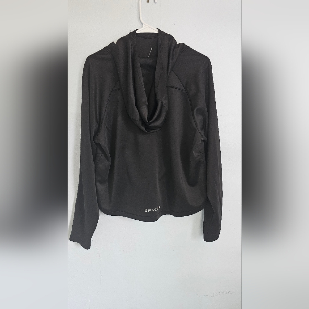 Spyder Black Activewear Hoodie